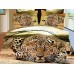 Комплект постельного белья Cheetah сатин 3D эффект 