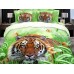 Комплект постельного белья Tiger сатин 3D эффект 