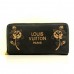 Брендовый кошелек черный Louis Vuitton кожзам