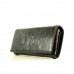 Брендовый кошелек черный Dior кожзам на защелке