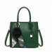 Женская сумка TCTTT экокожа серая, черная, зеленая