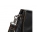 Мужская сумка(мессенджер) Bexhill (England) черная лакированная натуральная кожа 