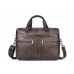 Мужская сумка-портфель Michael коричневая натуральная кожа ручная работа Bexhill (England)