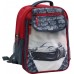 Школьный рюкзак красный Acura с гоночной машиной