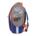 Школьный каркасный рюкзак для мальчиков Rainbow Off Road серо-синий размер 340x140x250