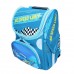 Школьный каркасный рюкзак для мальчиков Rainbow Speed голубой размер 340x140x250