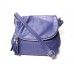 Женская сумка Дафна натуральная кожа синяя (Италия)