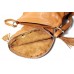 Женская сумка Ирина натуральная кожа коричневая (Италия)