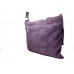 Женская сумка мессенджер Каллисто замшевая кожа фиолетовая (Италия)