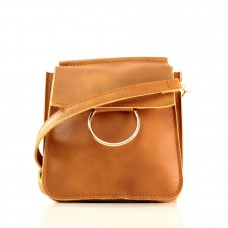 Женская сумочка Персефона коричневая кожзам