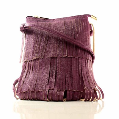Женская сумочка Мельпомена фиолетовая кожзам  