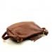 Женская сумочка через плечо Агния коричневая