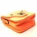 Женская сумочка-клатч Кассиопея оранжевая кожзам