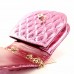Женская сумочка-клатч Кассандра розовая кожзам 