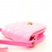 Женская сумочка-клатч Европа розовая кожзам