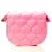 Женская сумочка-клатч Европа розовая кожзам