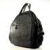 Женская сумка рюкзак Астерия черная кожзам