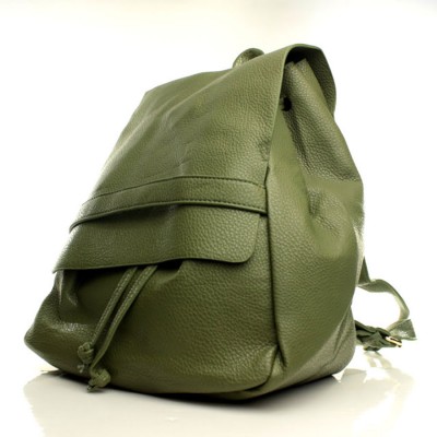 Женский рюкзак Нефертити зеленый кожзам 