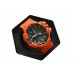 Мужские спортивные часы Casio оранжевого цвета