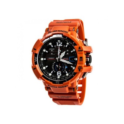 Мужские спортивные часы Casio оранжевого цвета