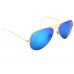Мужские зеркальные солнцезащитные очки Ray-Ban Aviator Blue