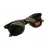 Мужские зеркальные солнцезащитные очки Ray-Ban Wayfarer черные
