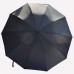 Мужской зонт Astra черного цвета с деревянной ручкой