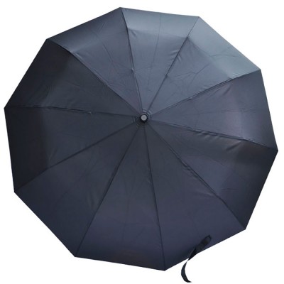 Мужской зонт Austin черного цвета с деревянной ручкой-крюком