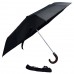 Мужской зонт Austin черного цвета с деревянной ручкой-крюком