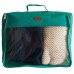 Большая дорожная сумка-органайзер для вещей Селина бирюзового цвета
