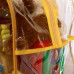 Прозрачная сумка для игрушек Roman жёлтая 