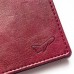 Обложка на паспорт Бажена бордовая